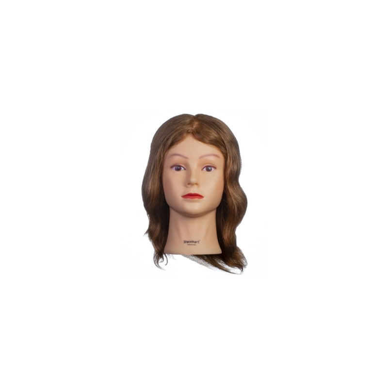 Cabeza Maniqui Pelo Humano 30-35 cm Rubio
