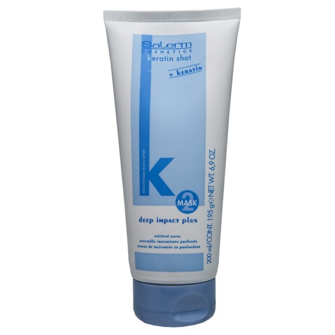 Mascarilla keratin shot deep impact plus 200 ml SALERM