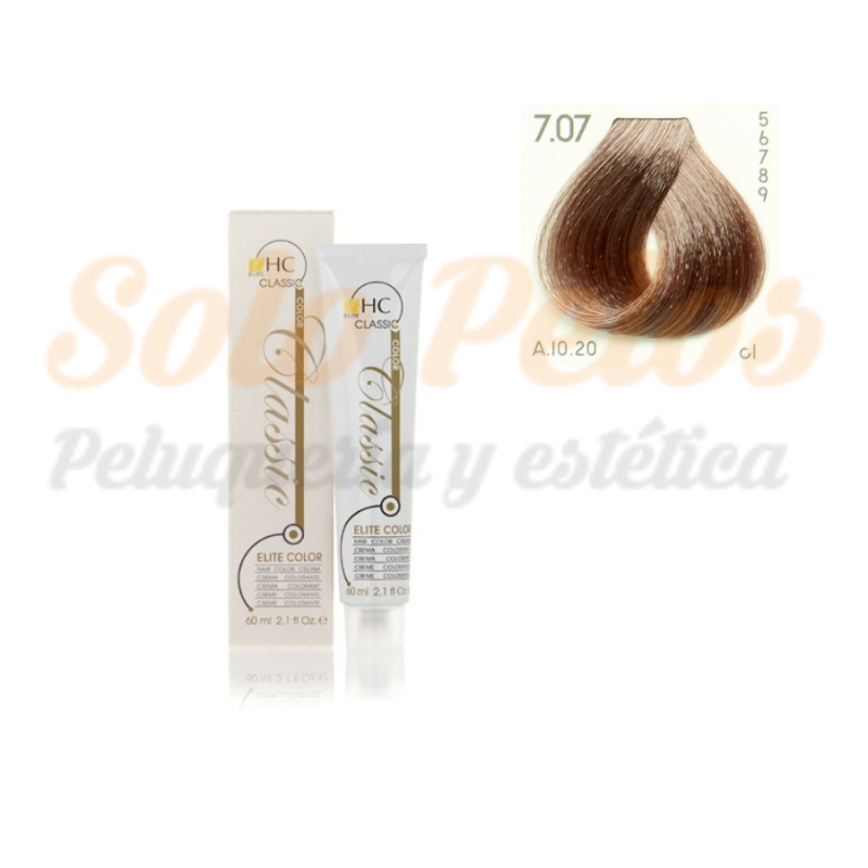 Elite classic color 7-07 rubio vison 60 ml. HAIRCONCEPT