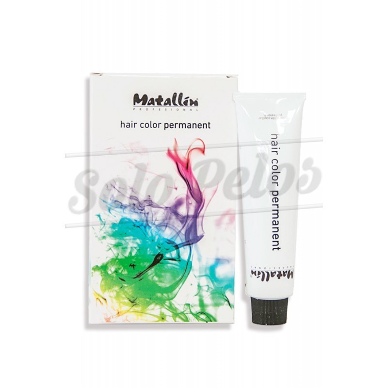 Tinte de pelo rubio claro cobrizo 8K MATALLÍN 60 ml