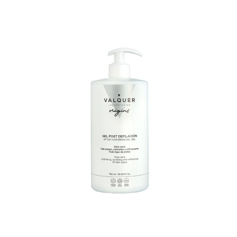 Valquer Gel Post Depilación Hidratante Aloe Vera 750 ml