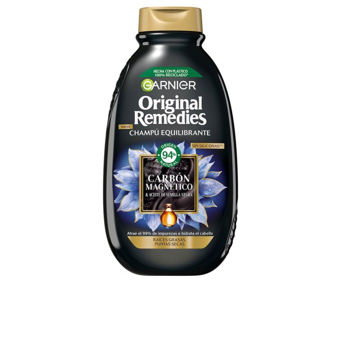 ORIGINAL REMEDIES carbón magnético champú 300 ml