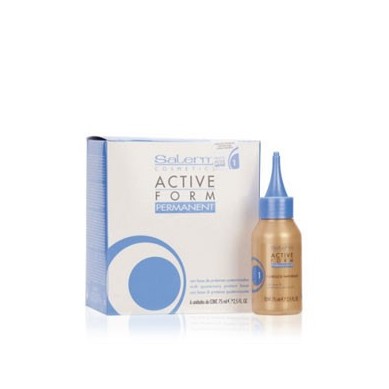 Salerm Active Form Líquido de permanente cabellos difíciles Nº 0 (6 x 75 ml)