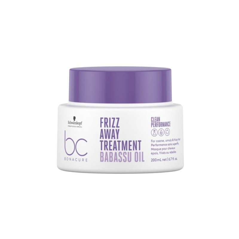 Schwarzkopf bc Clean Frizz Away Mascarilla antiencrespado 200 ml