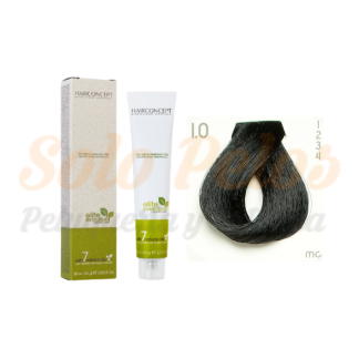 HAIRCONCEPT ELITE EVOLUTION ORGANIC COLOR (SIN AMONIACO NI PPD) 1-0 NEGRO NATURAL 60 ML