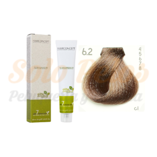 HAIRCONCEPT 6-2 Rubio oscuro beige ELITE EVOLUTION ORGANIC COLOR (SIN AMONIACO NI PPD) 60 ml