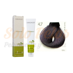 HAIRCONCEPT 4-7 Castaño medio violeta ELITE EVOLUTION ORGANIC COLOR (SIN AMONIACO NI PPD) 60 ml