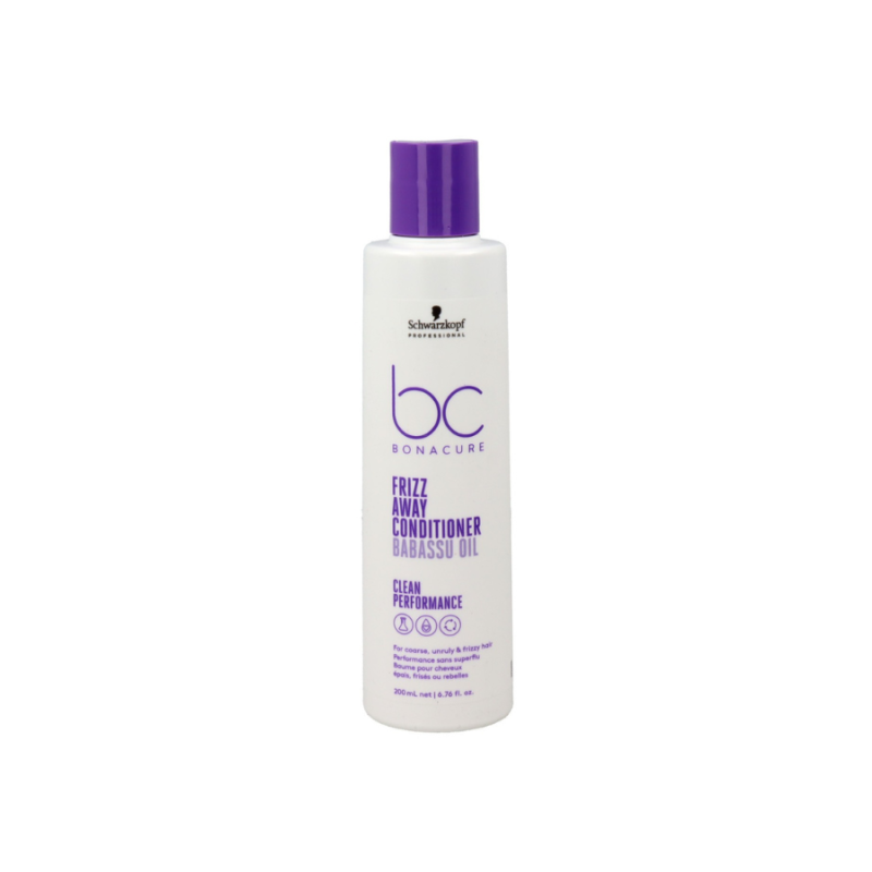 Schwarzkopf bc Clean Frizz Away Acondicionador en Crema 200 ml