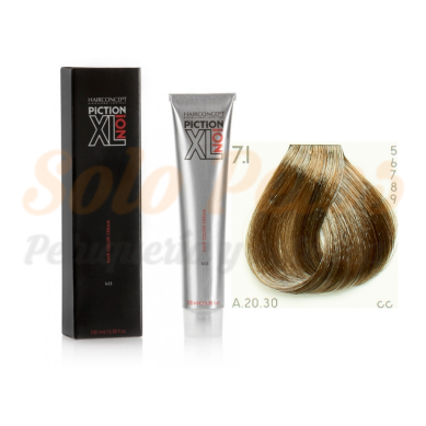Hairconcept Tinte Piction XL 7-1 Rubio Medio Ceniza 100 ml