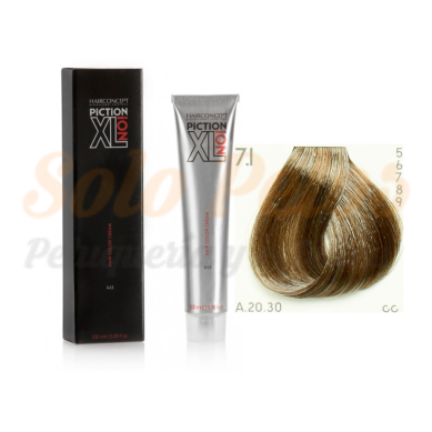 HAIRCONCEPT TINTE DE PELO 7-1 RUBIO MEDIO CENIZA PICTION XL ION 100 ML