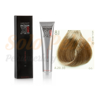 Hairconcept Tinte Piction XL 8-1 Rubio Claro Ceniza 100 ml