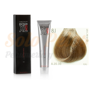 HAIRCONCEPT TINTE DE PELO 8-1 RUBIO CLARO CENIZA PICTION XL ION 100 ML