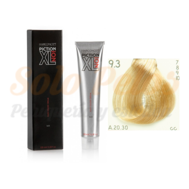 Hairconcept Tinte Piction XL 9-3 Rubio Extra Claro Dorado 100 ml