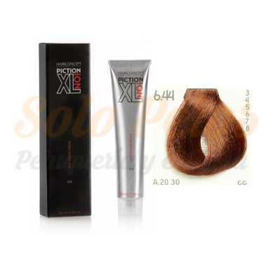 Hairconcept Tinte Piction XL 6-44 Rubio Oscuro Cobre Intenso 100 ml
