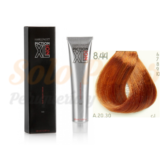 HAIRCONCEPT TINTE DE PELO 8-44 RUBIO CLARO COBRE INTENSO PICTION XL ION 100 ML