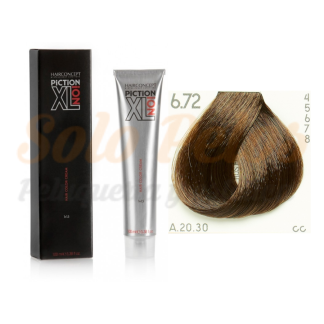 HAIRCONCEPT TINTE DE PELO 6-72 RUBIO OSCURO MARRÓN FRÍO PICTION XL ION 100 ML