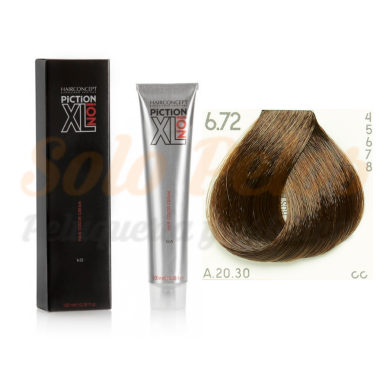 Hairconcept Tinte Piction XL 6-72 Rubio Oscuro Marrón Frío 100 ml