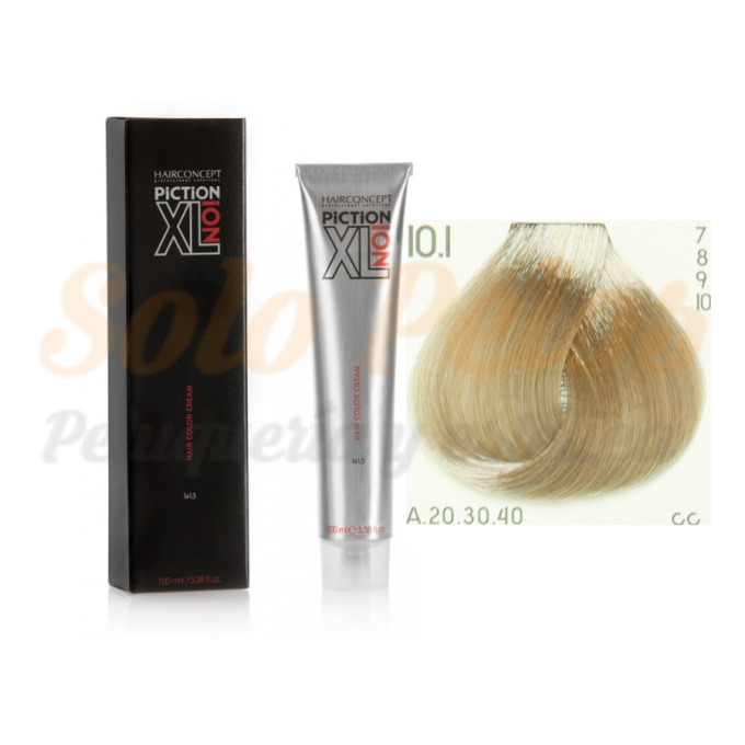 HAIRCONCEPT TINTE DE PELO 10-1 RUBIO PLATINO CENIZA PICTION XL ION 100 ML