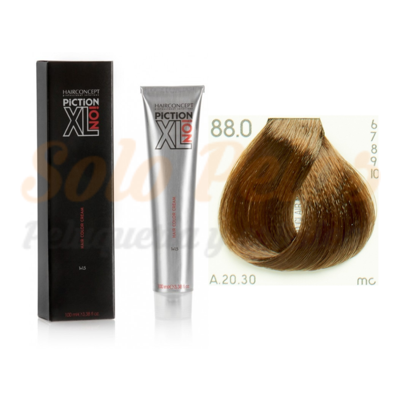 HAIRCONCEPT TINTE DE PELO 88-0 RUBIO CLARO NATURAL INTENSO PICTION XL ION 100 ML