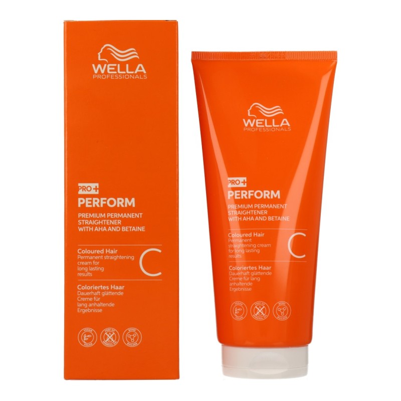 Wella Pro+ Perform Premium Crema Alisadora Cabello Tintado (C) 200ml