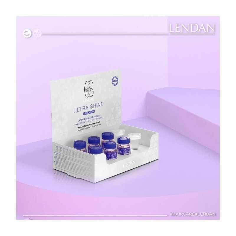Lendan ULTRA SHINE RECOVERY Ampollas polvo de diamante (6x 10 ml)