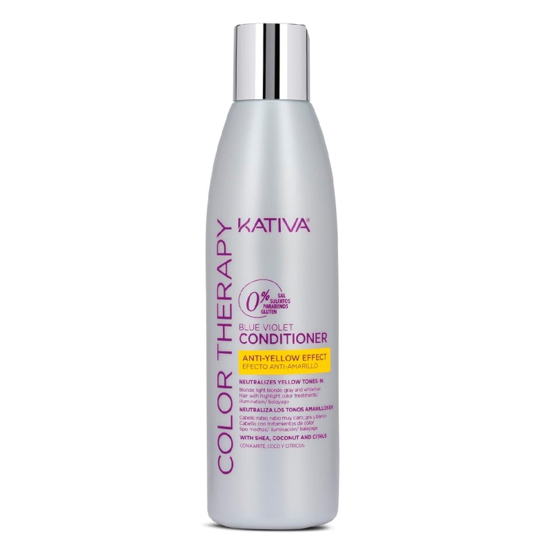 Kativa Color Therapy Azul-Violeta Acondicionador 250 ml (Anti-Yellow)