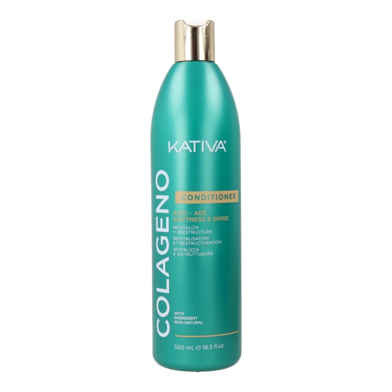 Kativa Colageno Anti Age Acondicionador Softness & Shine 550 ml