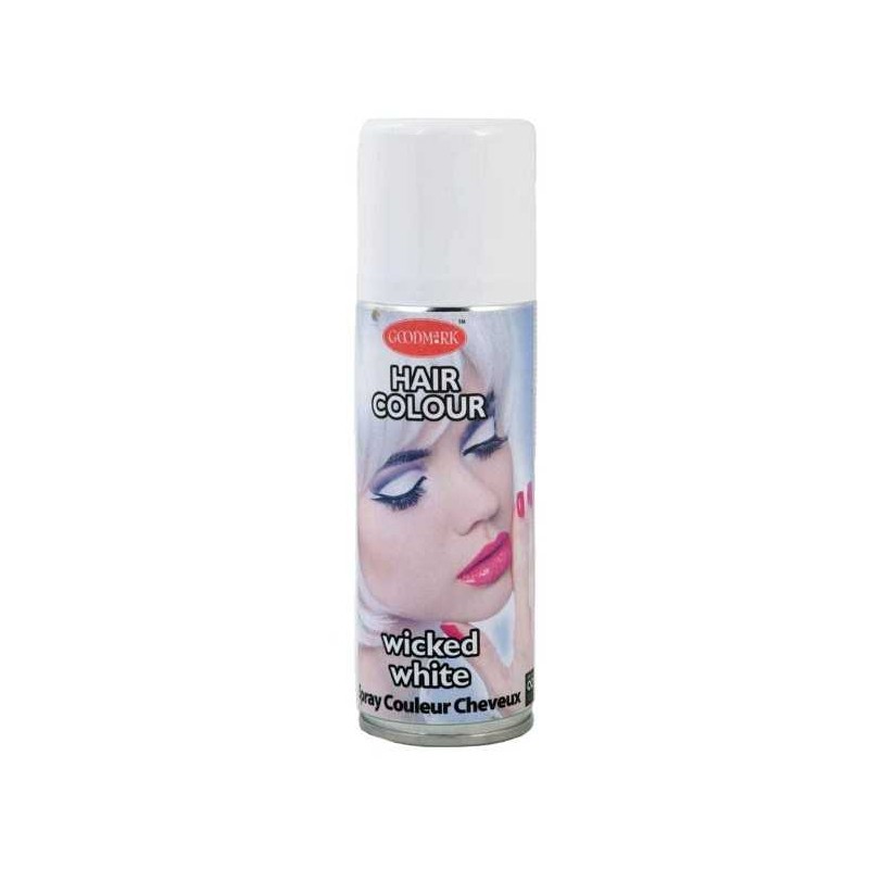 Spray temporal de color blanco para cabello 125 ml