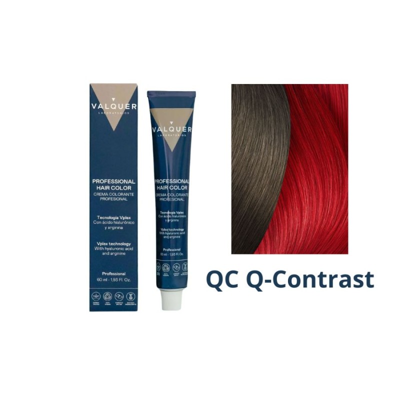 Valquer Tinte VPlex Q-C Contrast Rojo QC 60 ml