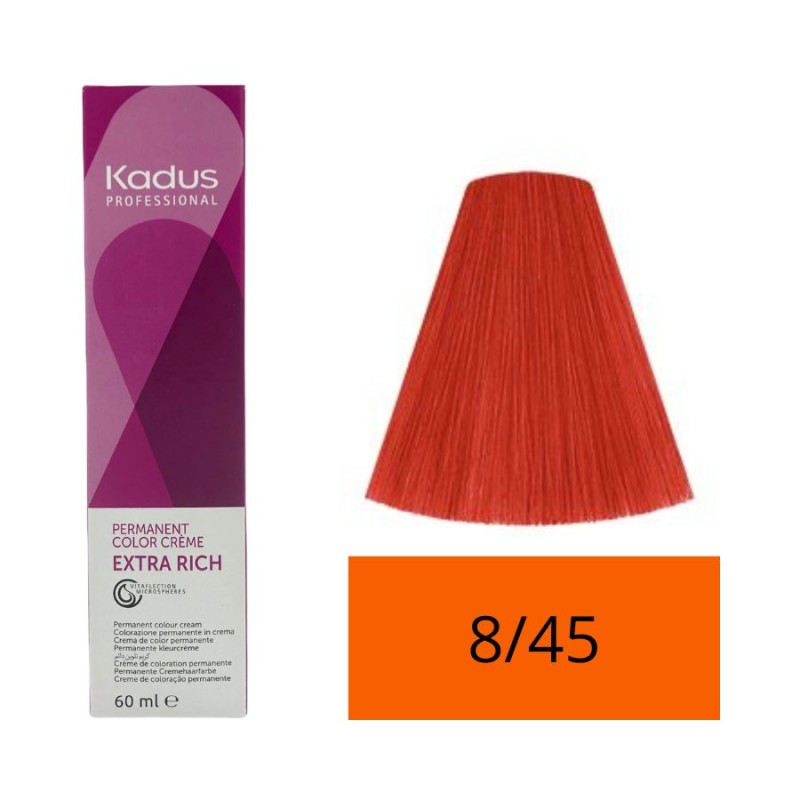 Kadus Tinte 8/45 Rubio Claro Cobrizo Rojo 60 ml