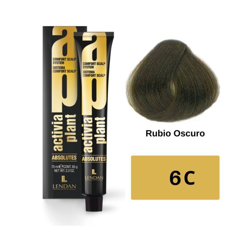 Lendan Tinte Activia Plant Absolutes Corrector 6C Rubio Oscuro 70 ml