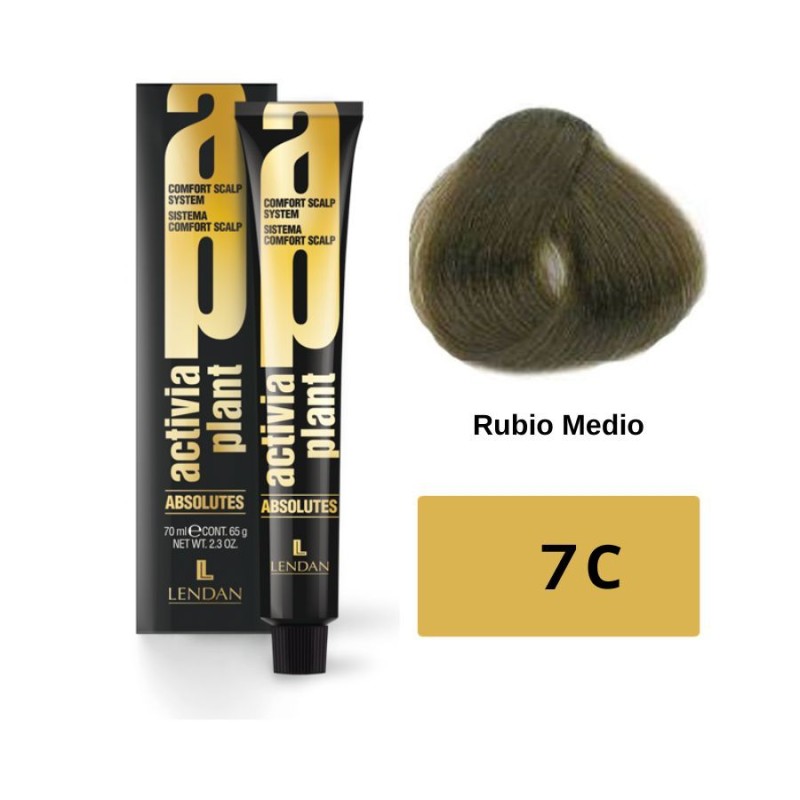 Lendan Tinte Activia Plant Absolutes Corrector 7C Rubio Medio 70 ml