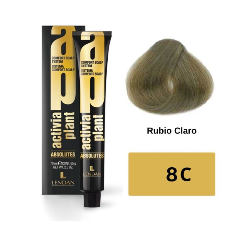 Lendan Tinte Activia Plant Absolutes Corrector 8C Rubio Claro 70 ml