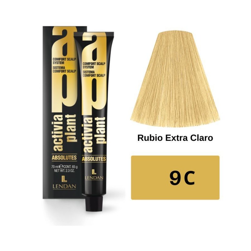 Lendan Tinte Activia Plant Absolutes Corrector 9C Rubio Extraclaro 70 ml