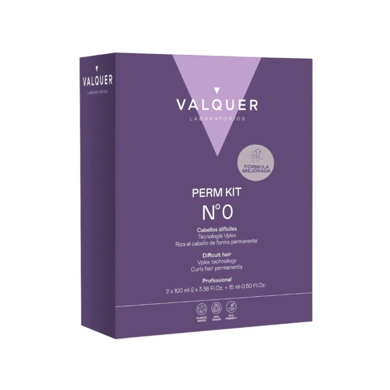 Valquer Kit Para Permanente n 0 Cabellos Difíciles