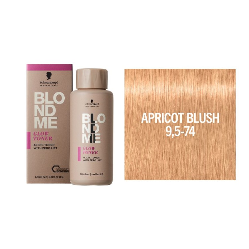 Schwarzkopf Blondme Matizador de Brillo Tono 9,5-74 Rubor Albaricoque 60 ml
