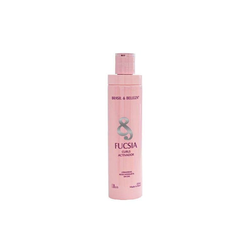 Brasil y Belleza Activador del Rizo Sin Sal Fucsia 250 ml