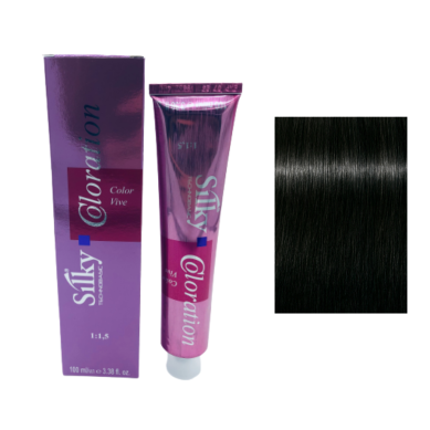 SILKY Tinte de pelo nº 1 Negro 100 ml