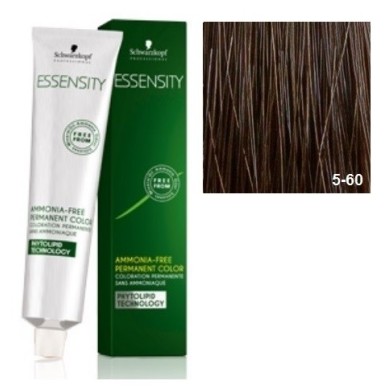 SCHWARZKOPF ESSENSITY TINTE SIN AMONIACO 5-60 CASTAÑO CLARO CHOCOLATE NATURAL + LOCIÓN ACTIVADORA