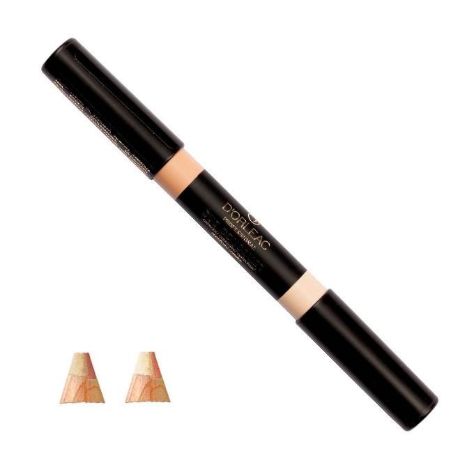 D'Orleac Corrector Duo Concelaer (Beige Oscuro-Claro)