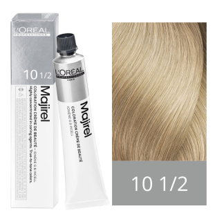 L'Oreal Tinte Majirel 10 1/2 Rubio Platino Ceniza Pastel 50 ml