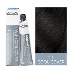 L'Oreal Tinte Majirel Cool Cover 5,1 Castaño Claro Ceniza 50 ml