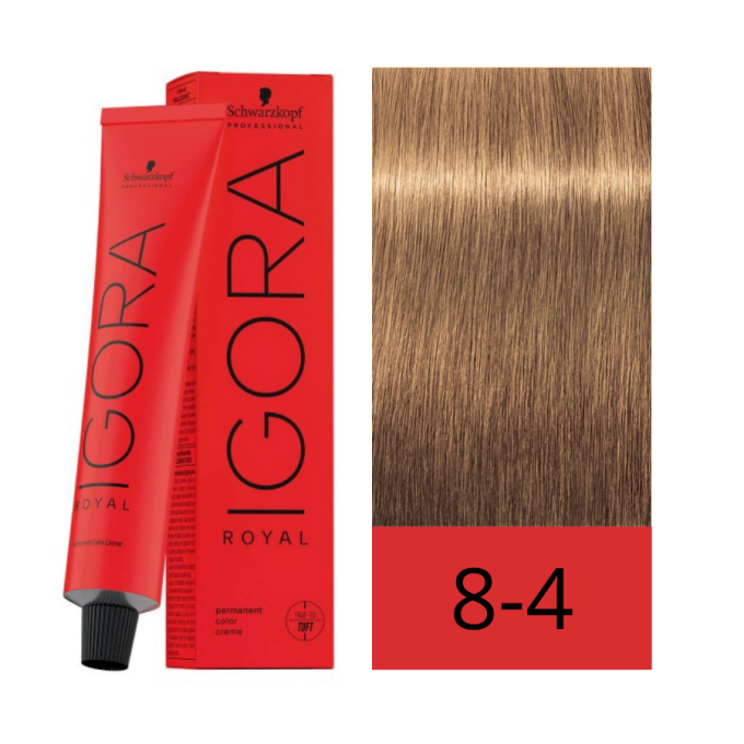 Schwarzkopf Tinte Igora Royal 8-4 Rubio Claro Beige 60 ml