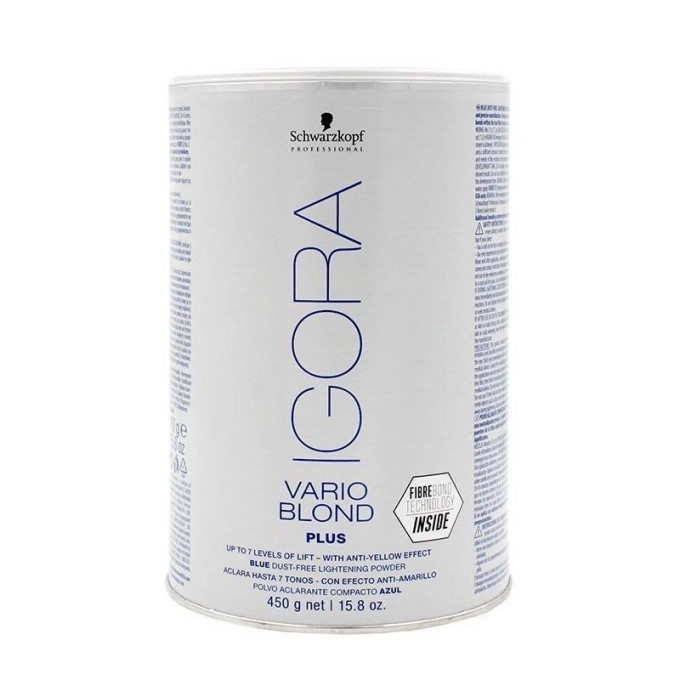 Decoloración IGORA VARIO BLOND PLUS anti-amarillo 450 gr.