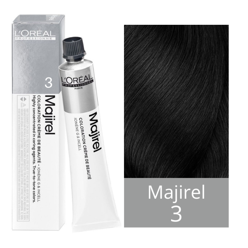 L'Oreal Tinte Majirel 3 Castaño Oscuro 50 ml