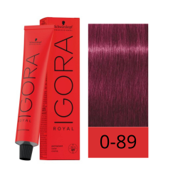 Schwarzkopf Igora Royal 0-89 Tono de Mezcla Rojo Violeta 60 ml