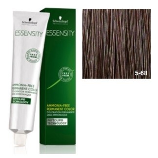 SCHWARZKOPF ESSENSITY TINTE SIN AMONIACO 5-68 CASTAÑO CLARO MARRON ROJIZO + LOCIÓN ACTIVADORA