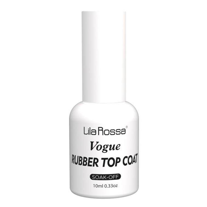Lila Rossa Vogue Rubber Top Coat 10 ml