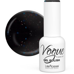 Lila Rossa Vogue Gel Polish Negro Glitter 10 ml