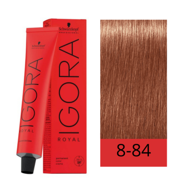 Schwarzkopf Tinte Igora Royal 8-84 Rubio Claro Rojo Beige 60 ml